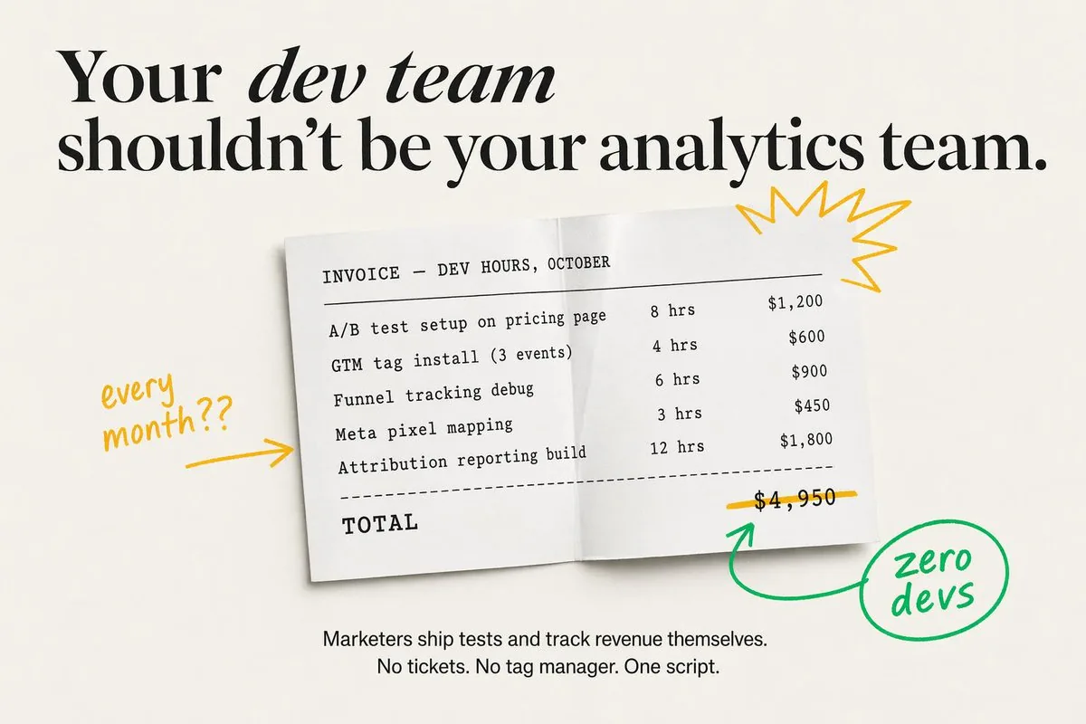 Minimal SaaS Ad With Invoice Mockup reference