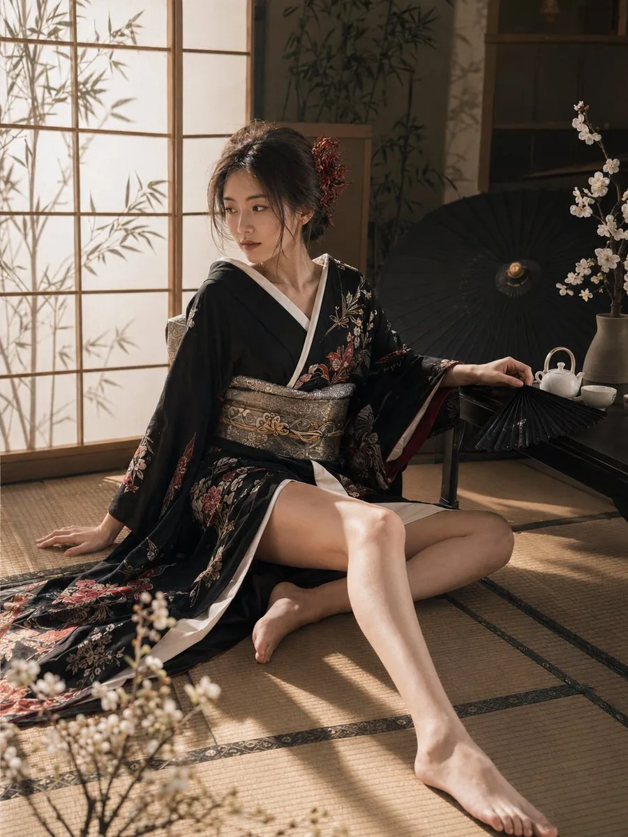 Yakuza Heiress Japanese Style Portrait Set reference