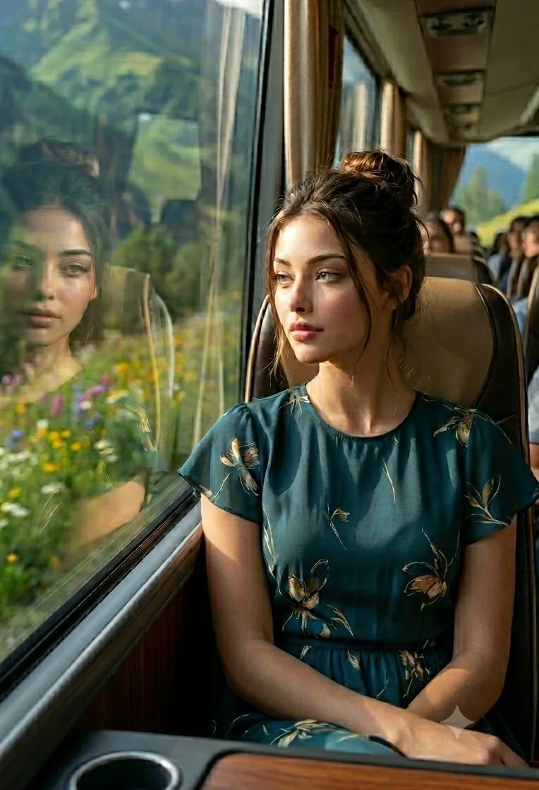 Luxury Bus Travel Portrait reference