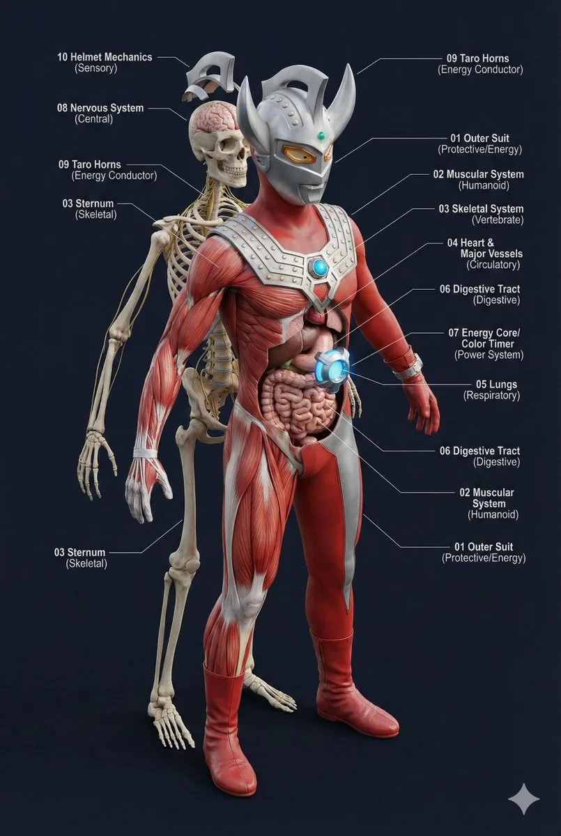Universal 3D Anatomy Dissection Prompt reference