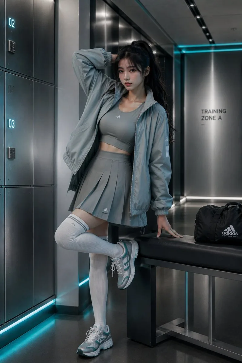 Luxury Athleisure Fashion Campaign reference
