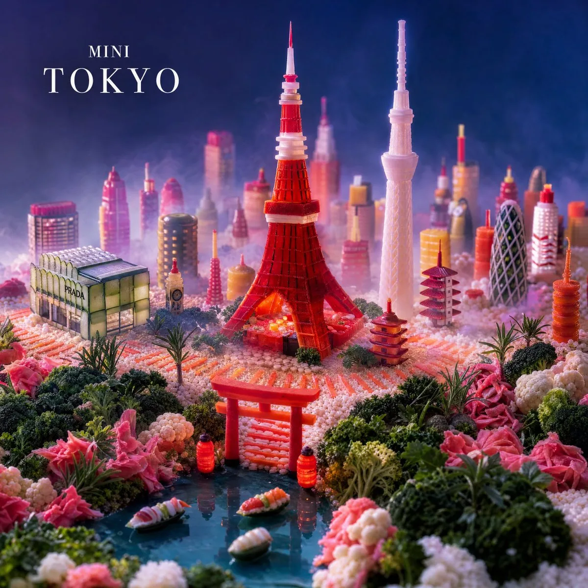 Mini Tokyo Food Landscape reference