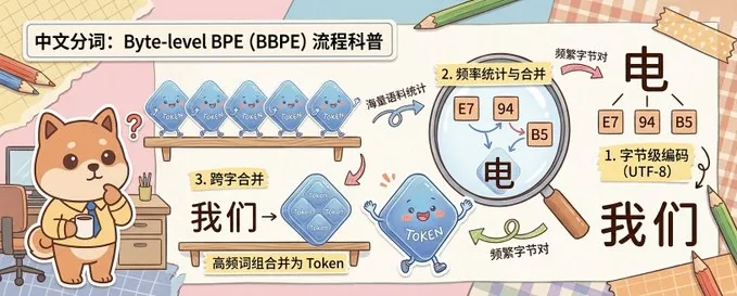 Scrapbook Byte-level BPE Explainer reference