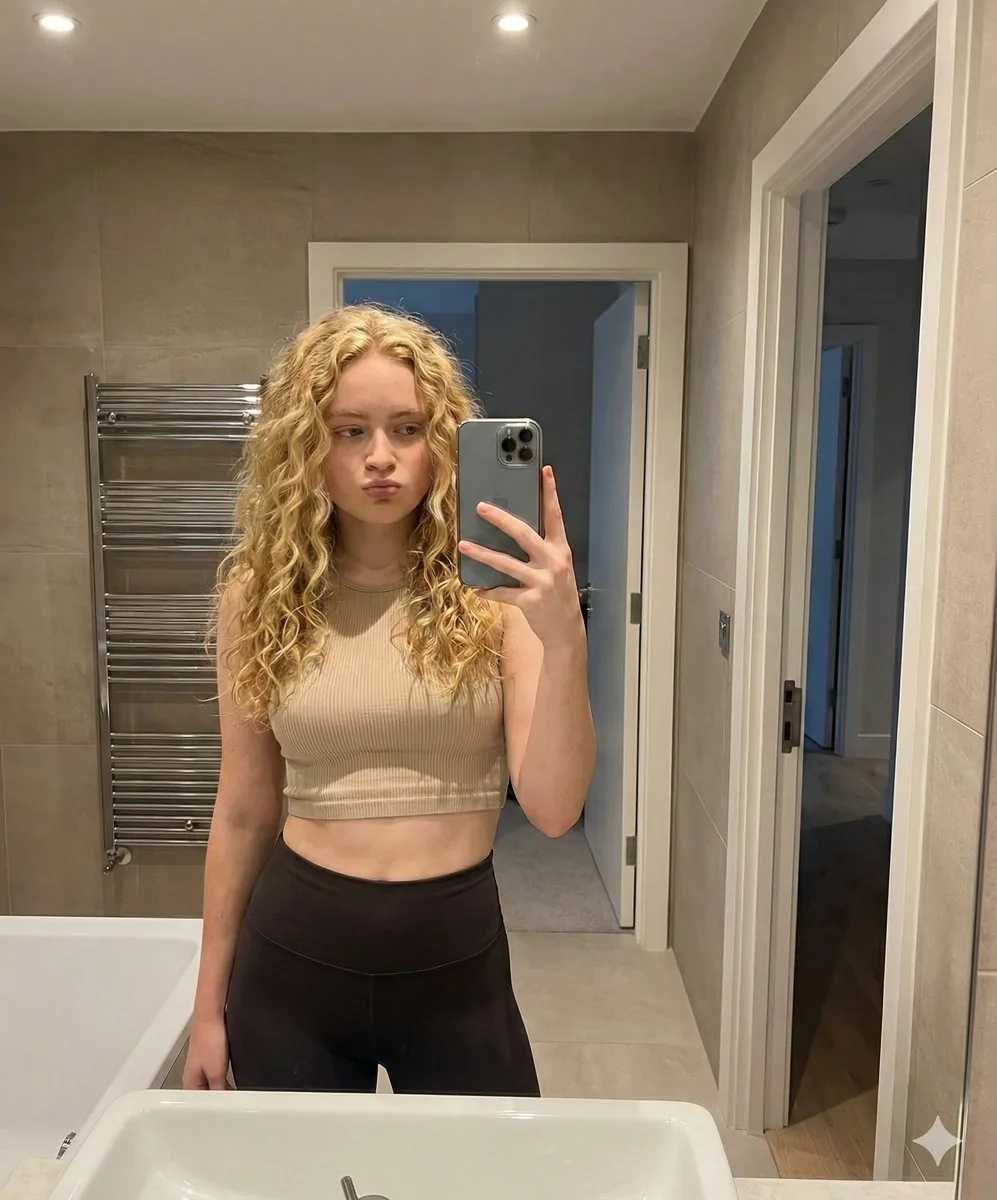 Mirror Selfie in Modern Bathroom Prompt - Nano Banana Pro AI Prompt for Profile / Avatar reference