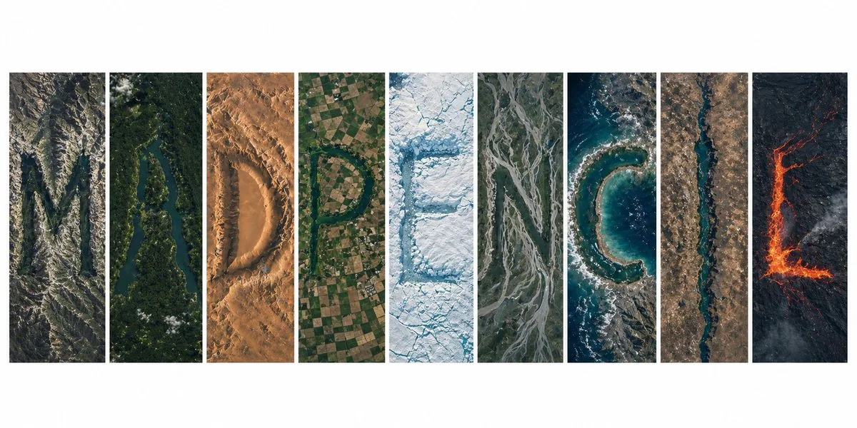 Topography Typography Satellite View reference