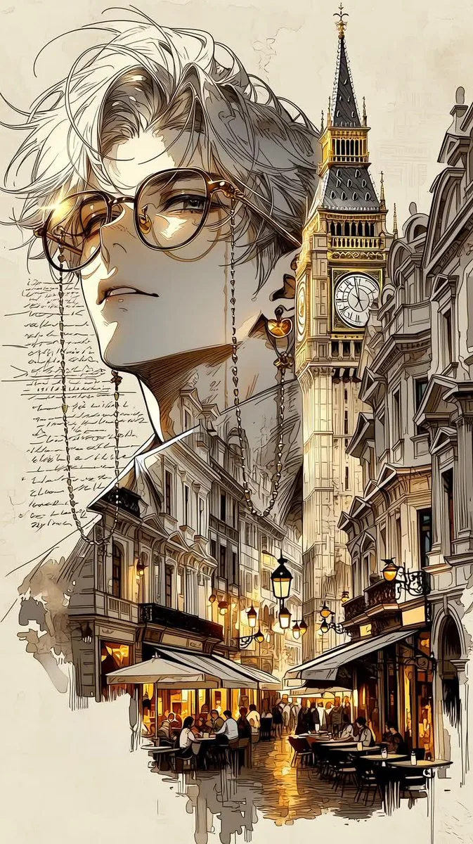 European City Travel Illustration reference