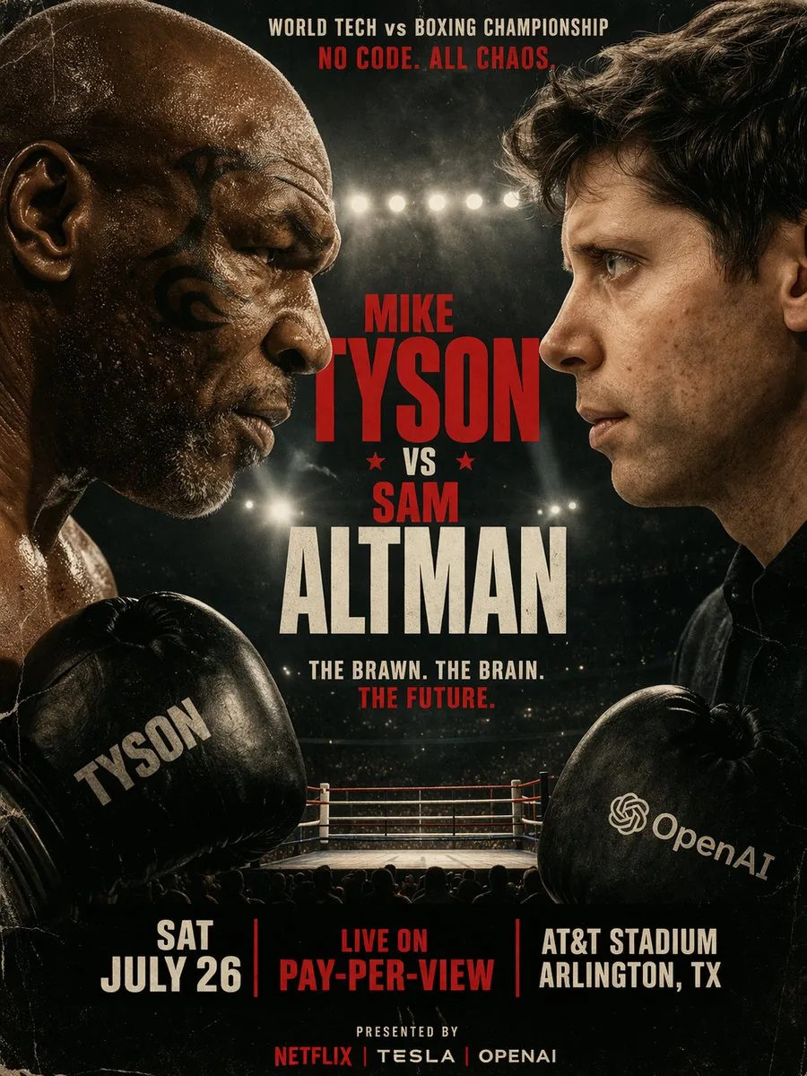 Cinematic Boxing Match Poster reference