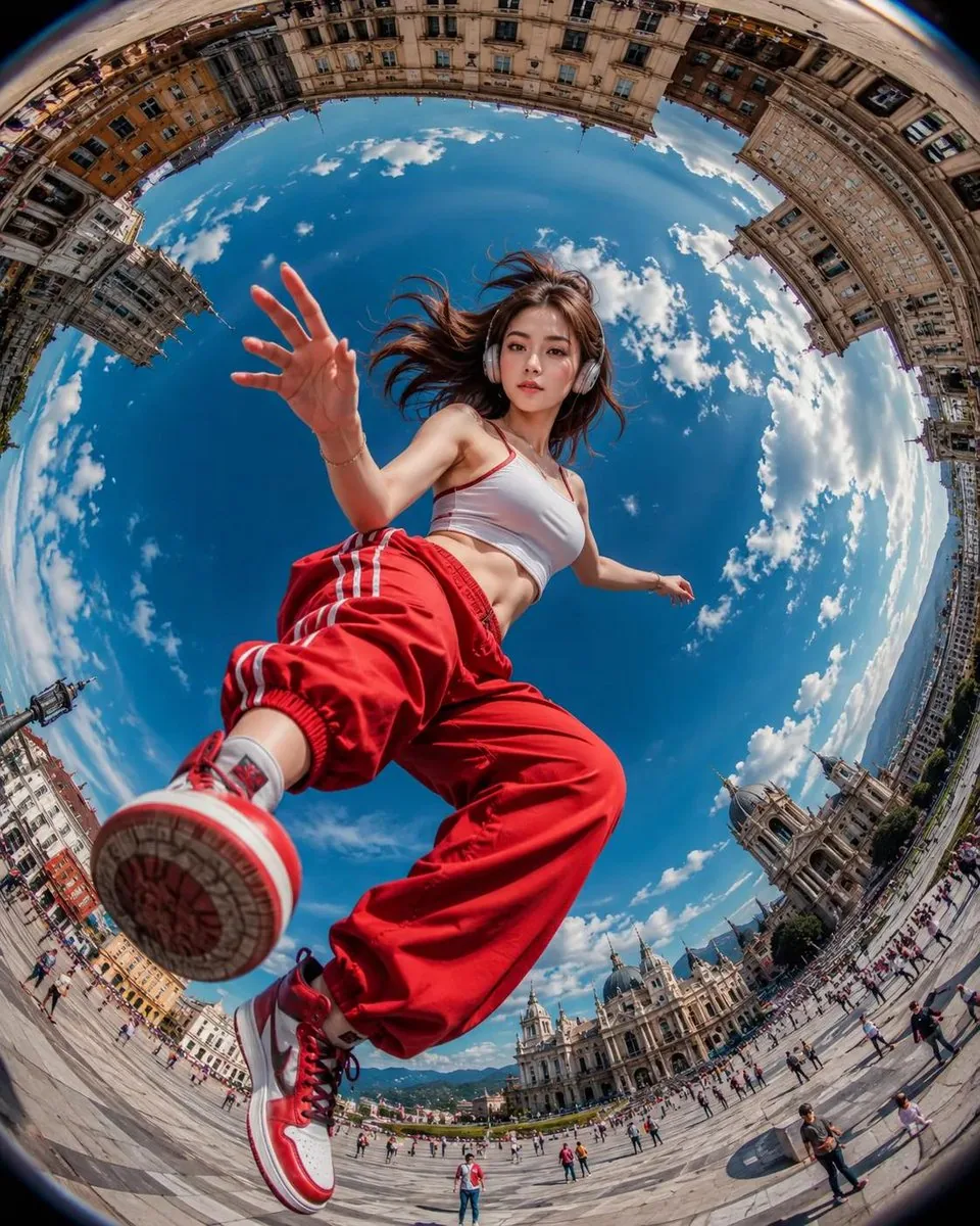 Fisheye Urban Tiny Planet Shot reference