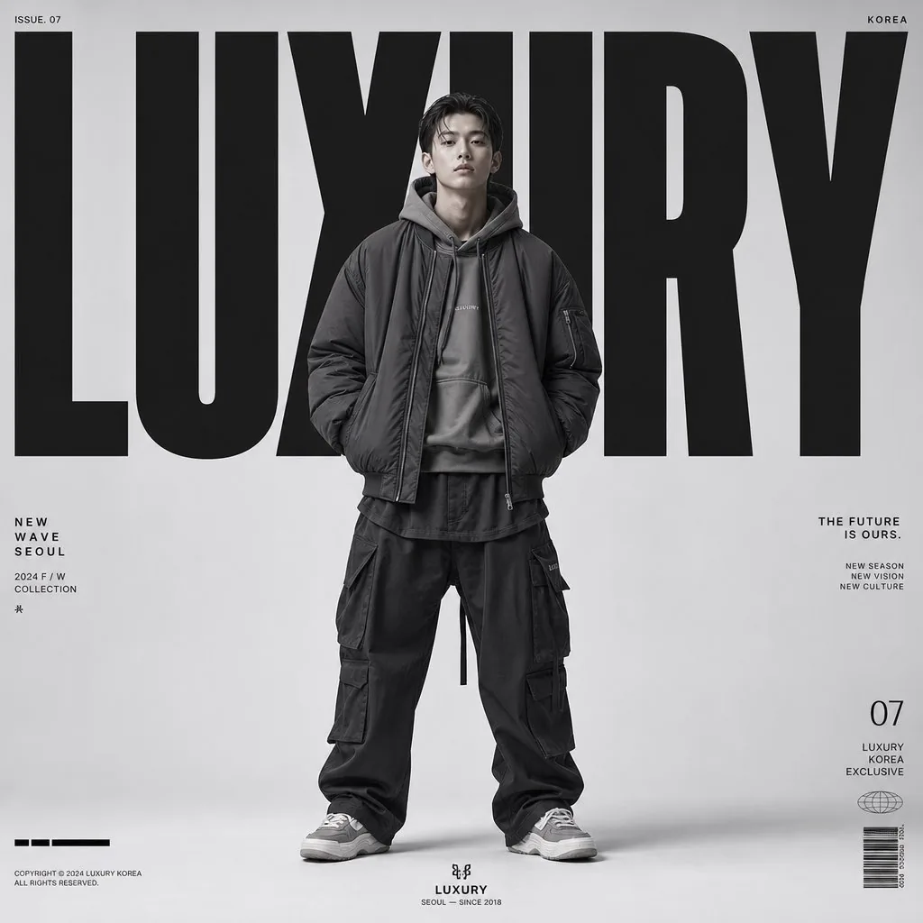 Luxury Korean Streetwear Poster reference