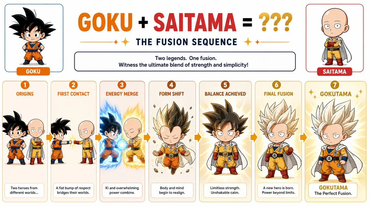 Chibi Character Fusion Sequence reference
