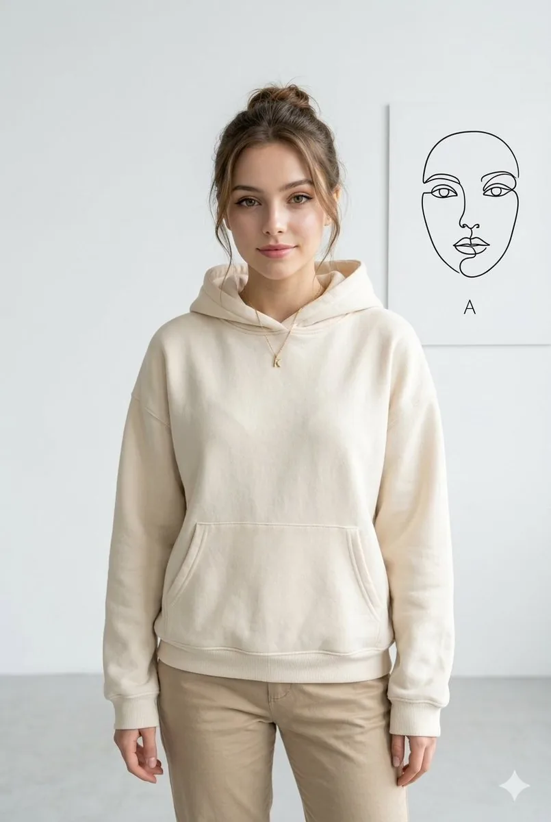 Minimalist Studio Fashion Portrait reference