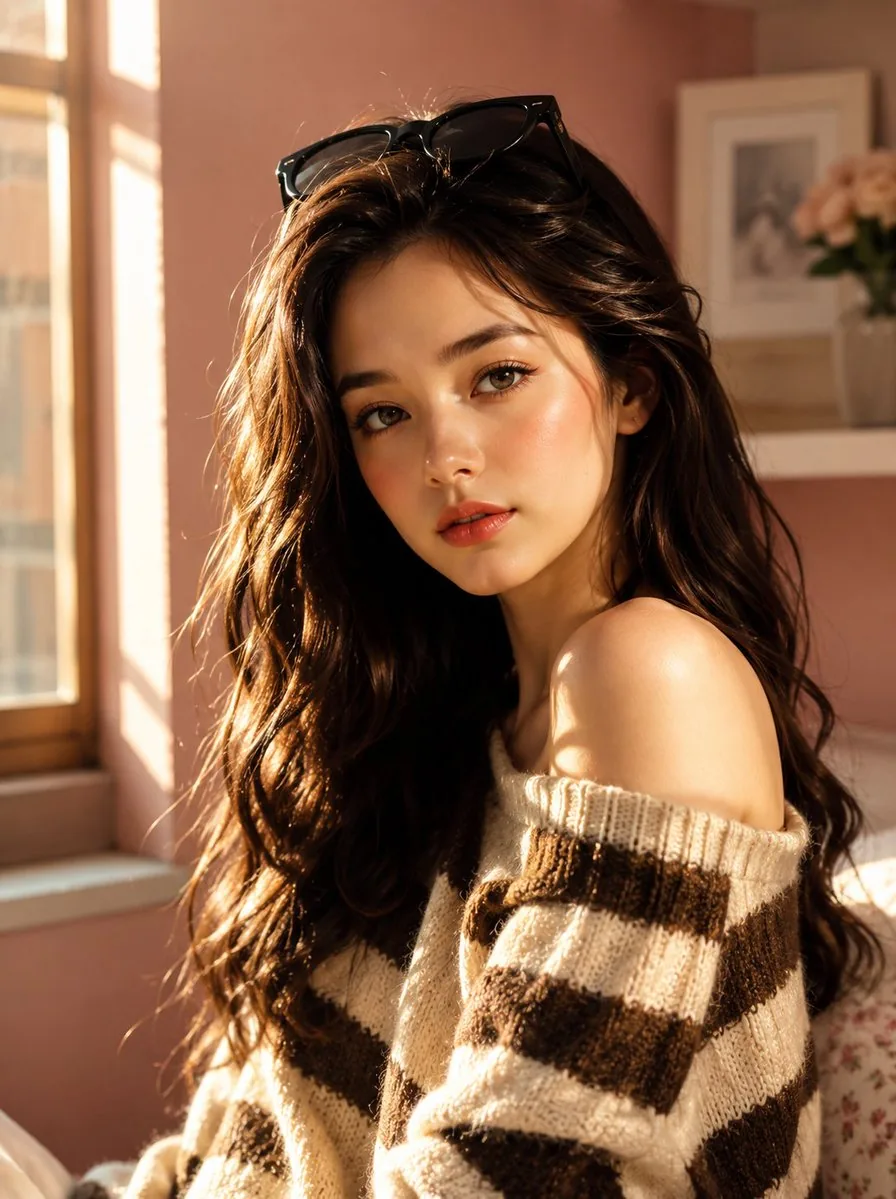 Korean Beauty Lifestyle Portrait reference