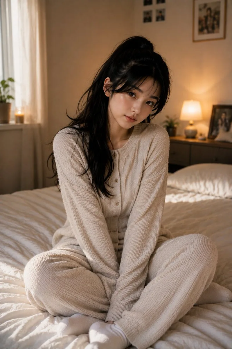 Korean Bedroom Photography reference