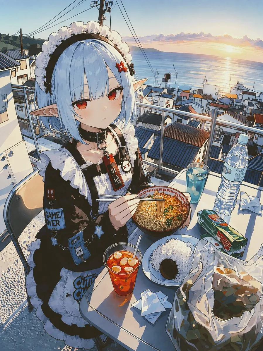 POV Seaside Elf Maid Dinner reference