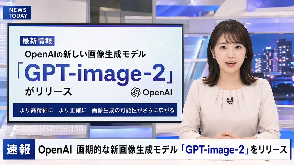 Japanese News Broadcast Mockup reference