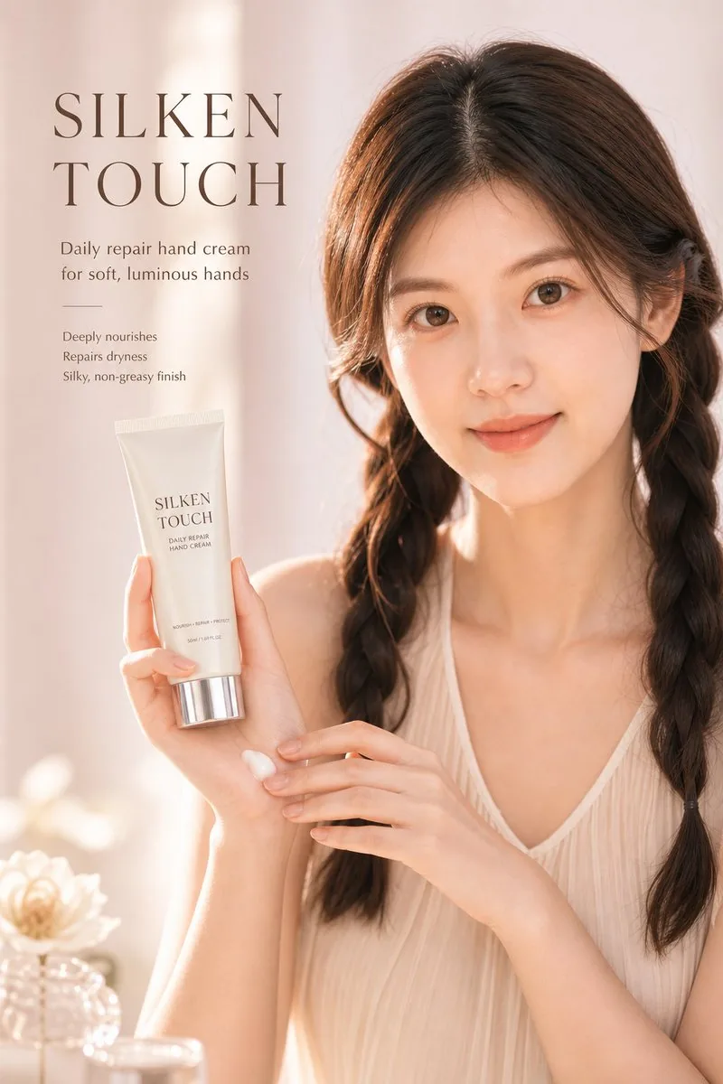 Luxury Skincare Ad Poster reference