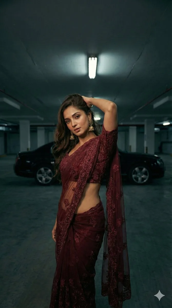 Ultra-Realistic Cinematic Indian Fashion Photography - Nano Banana Pro AI Prompt for Social Media Post reference