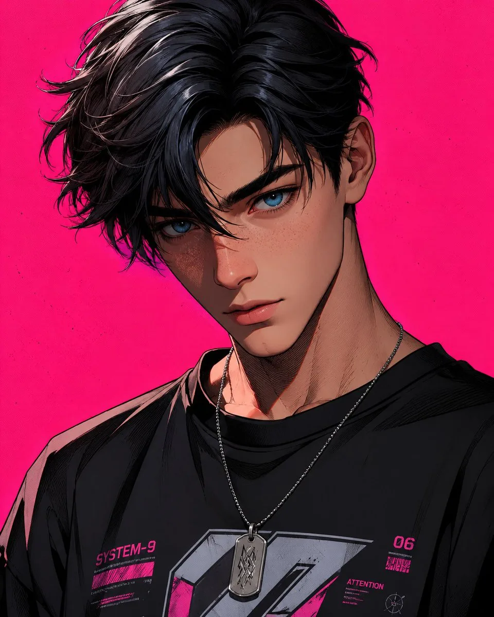 Stylized 3D Cartoon Male Portrait reference