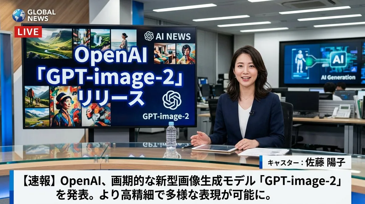 Japanese News Broadcast Mockup reference