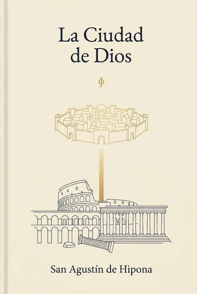 Minimalist Saint Augustine Book Cover reference