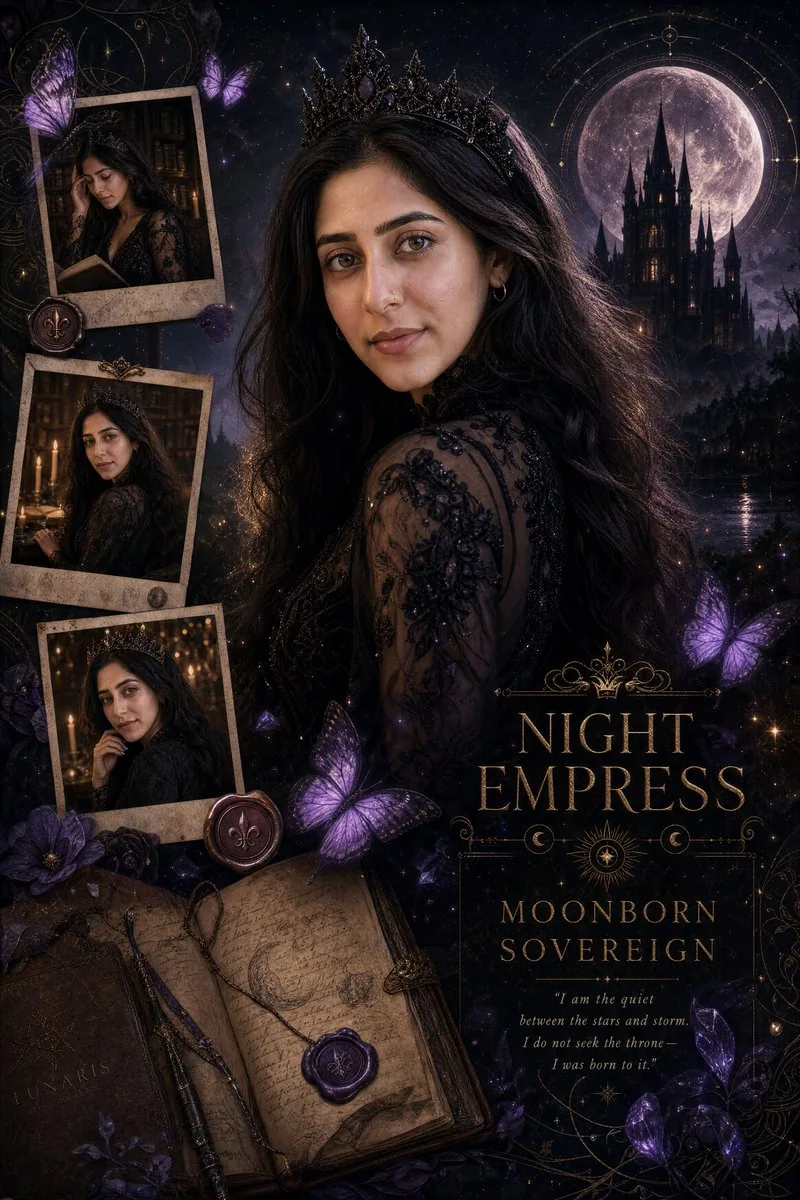 Night Empress Digital Collage reference