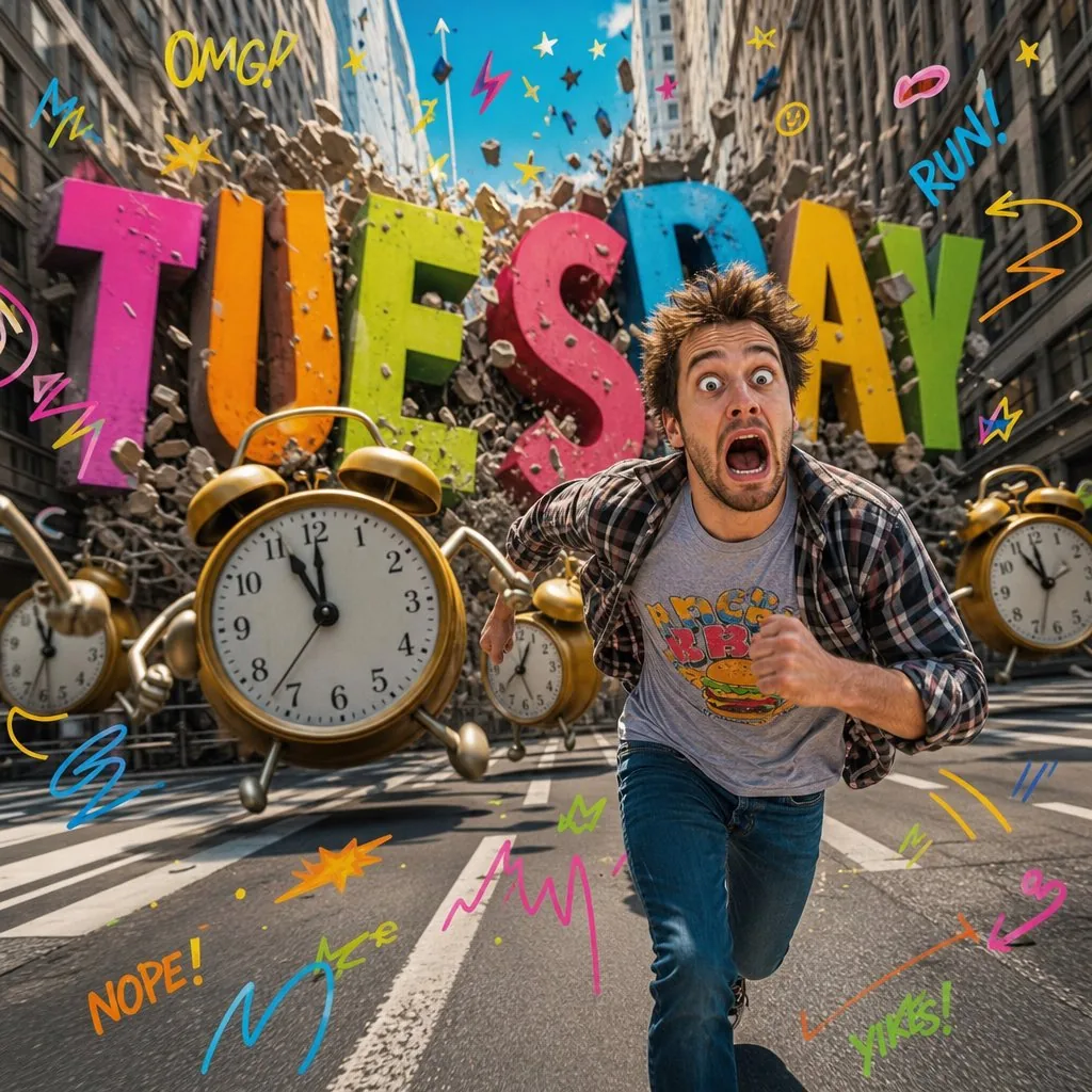 Surreal Pop-Art Tuesday Chaos reference