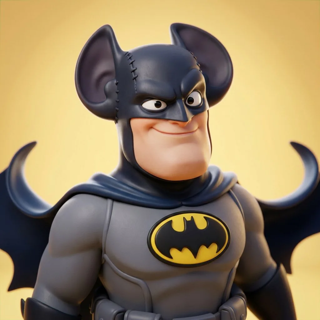 3D CGI Big-Head Cartoon of Harry Potter reference