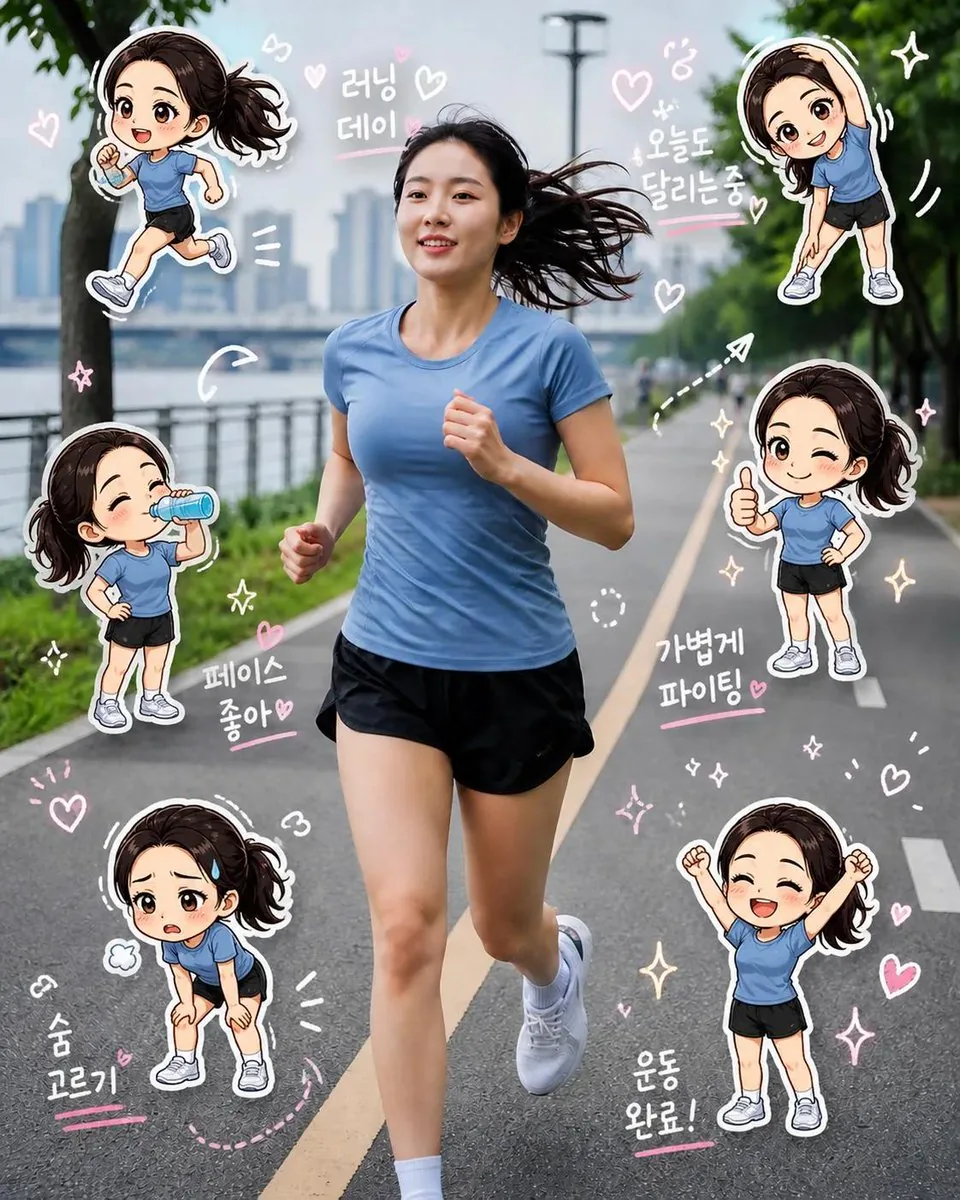 Chibi Clone Sticker Diary reference