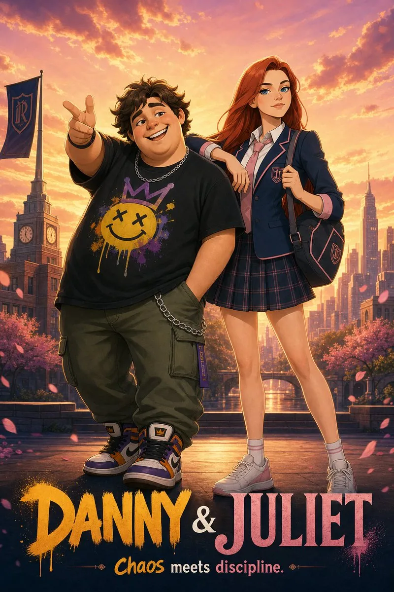 Anime Duo School Poster reference