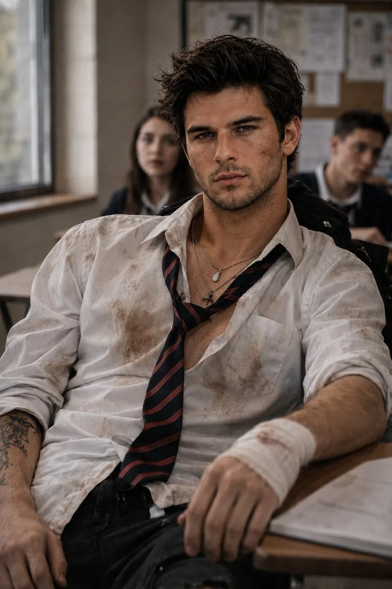 Rebellious High School Student Portrait reference