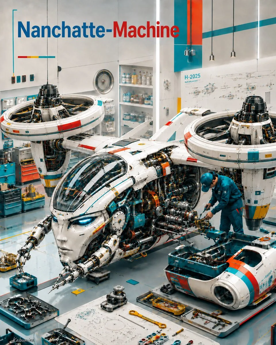 Futuristic Nanchatte-Machine Hangar reference