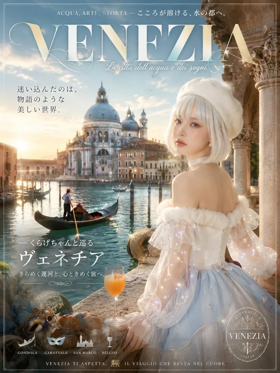 Dreamy Venezia Travel Poster reference