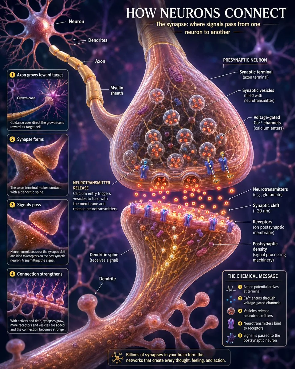 Neurons connection visualization reference