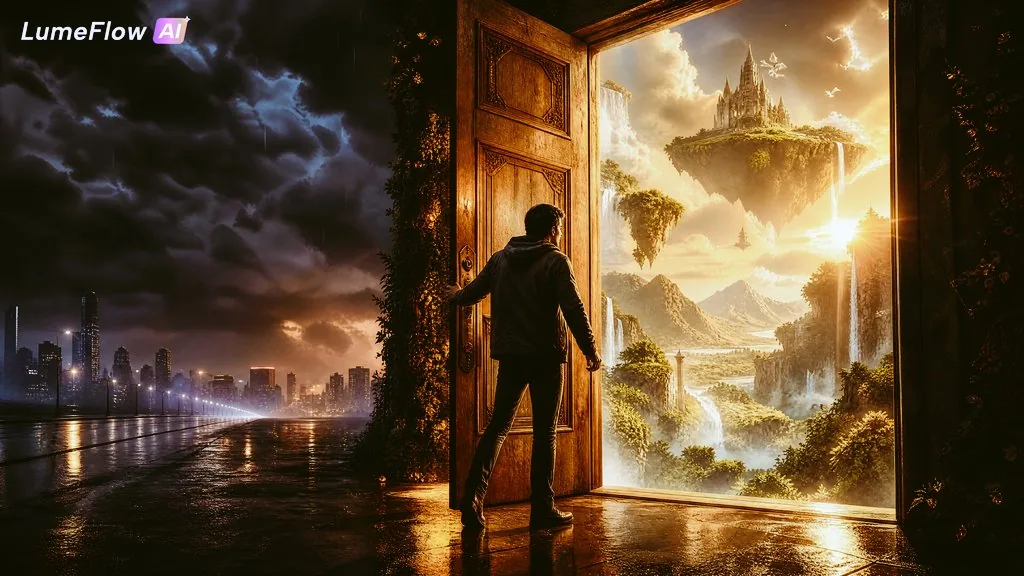 The Door to Another Life Surreal Fantasy Art reference
