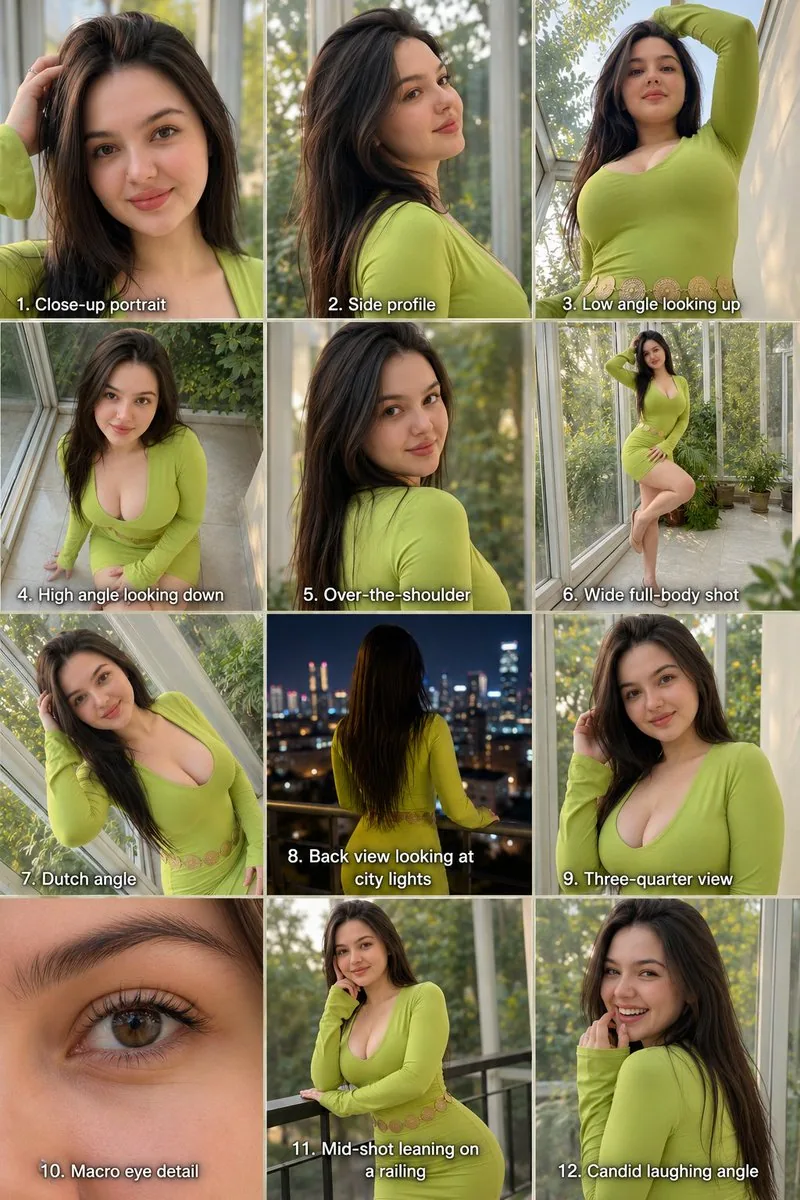 Twelve Angle Multi-View Face Grid reference