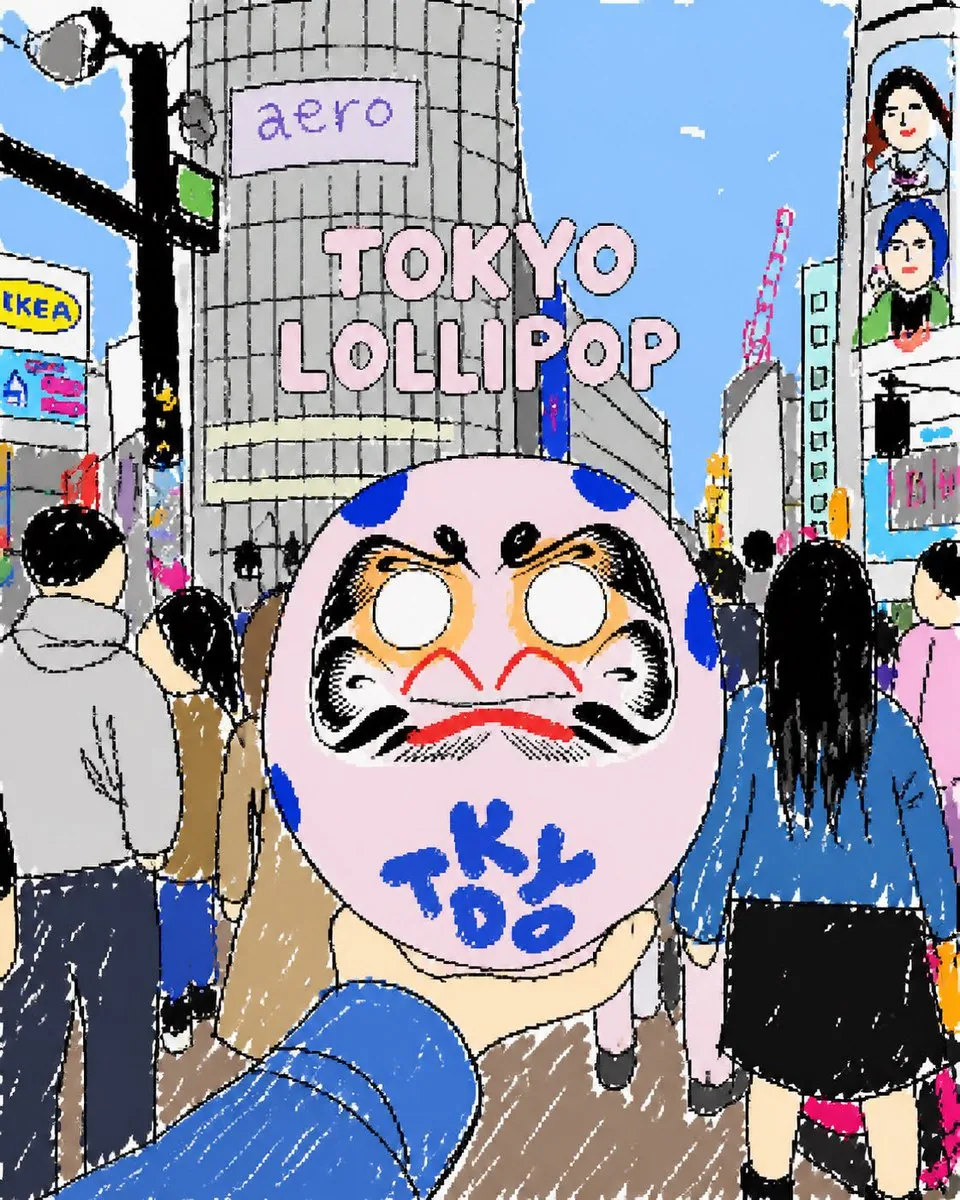 Tokyo Lollipop Street Sketch reference