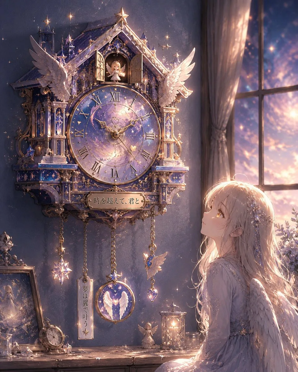 Illustration-to-Clock Transformation Prompt reference