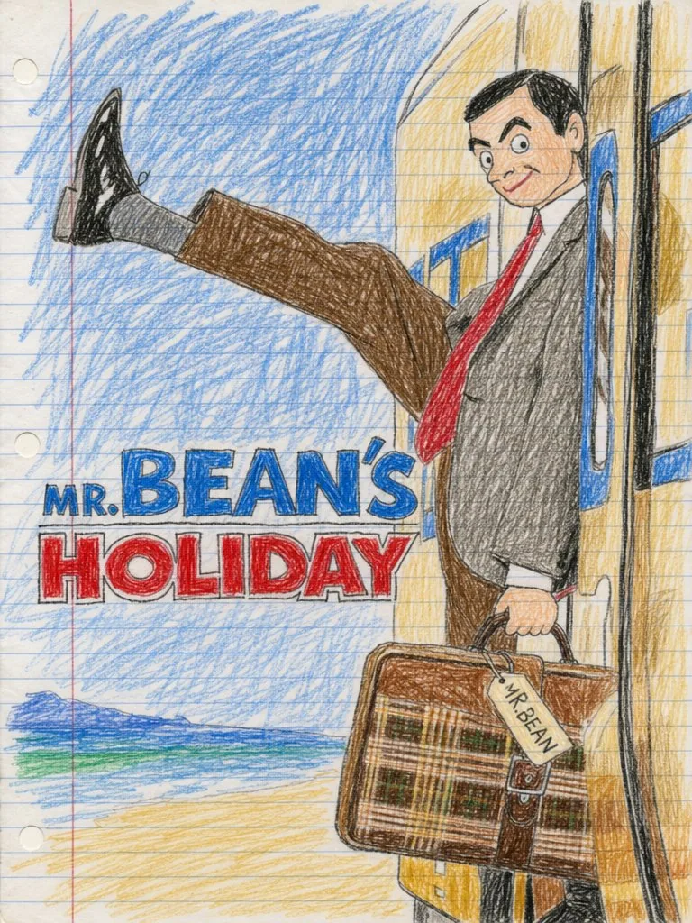 Child Crayon Mr Bean Holiday Poster reference