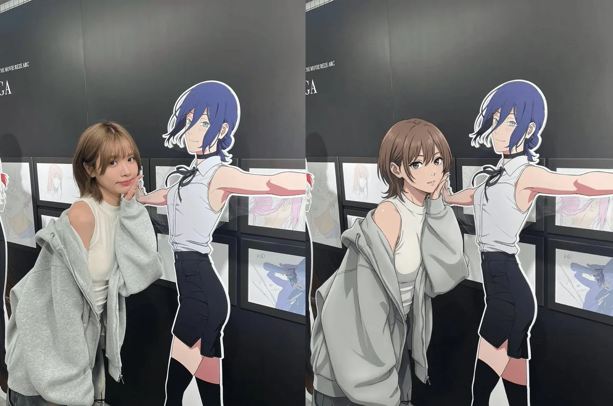 Modern anime-film style, only modify left girl reference