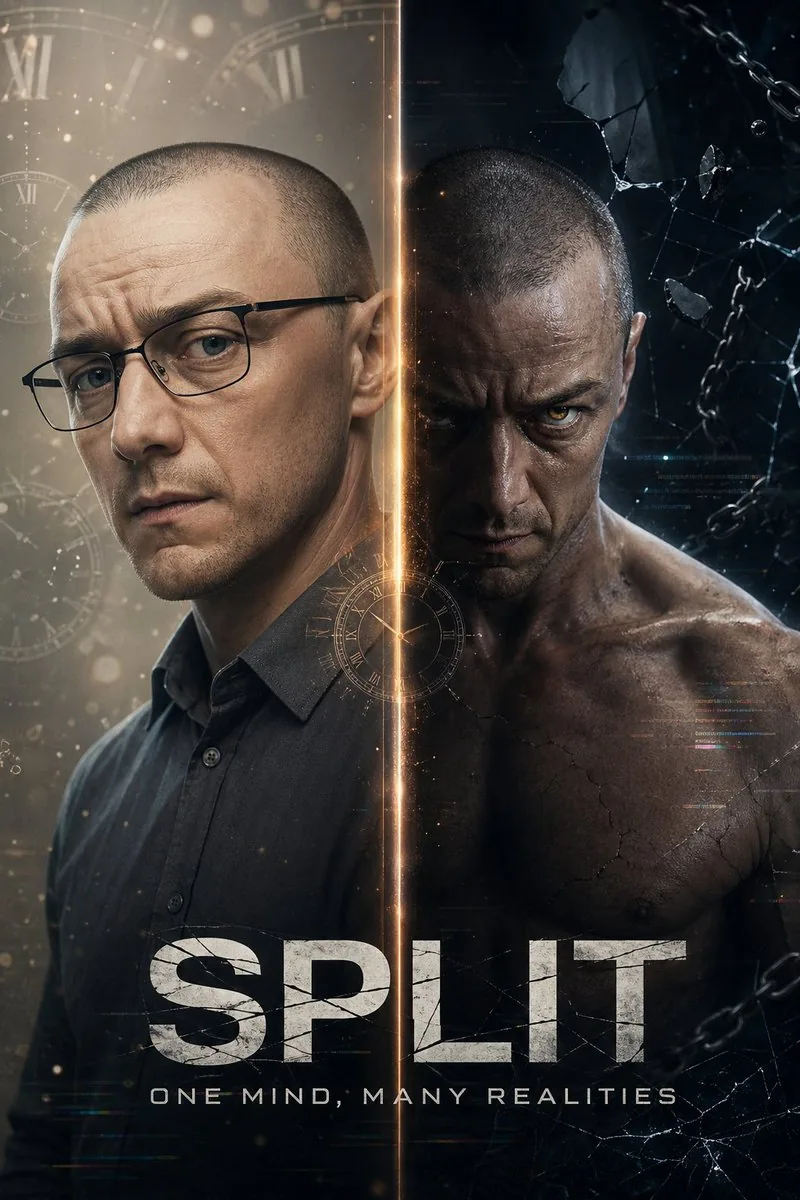 Dual-Personality Cinematic Poster reference