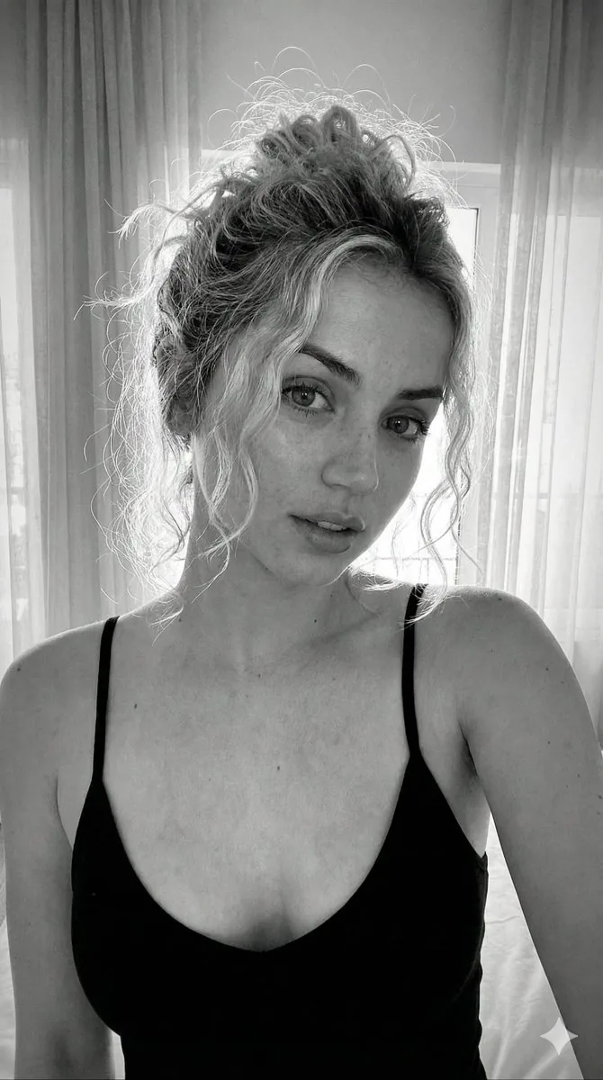 Monochrome Candid Portrait Prompt - Nano Banana Pro AI Prompt for Social Media Post reference