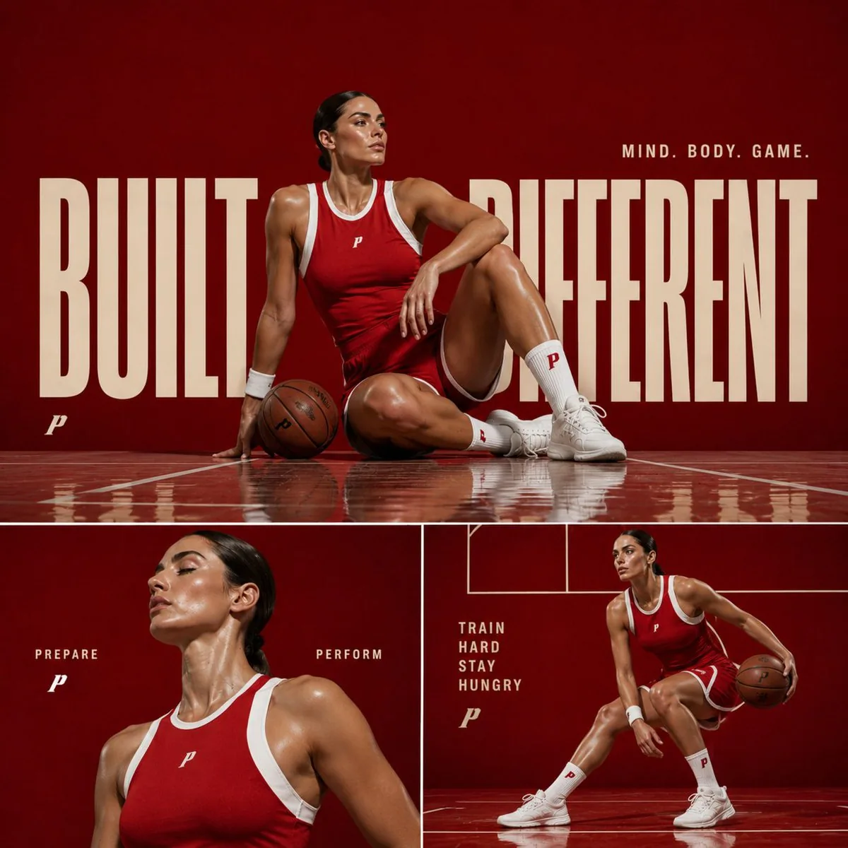 Premium Sports Editorial Collage reference
