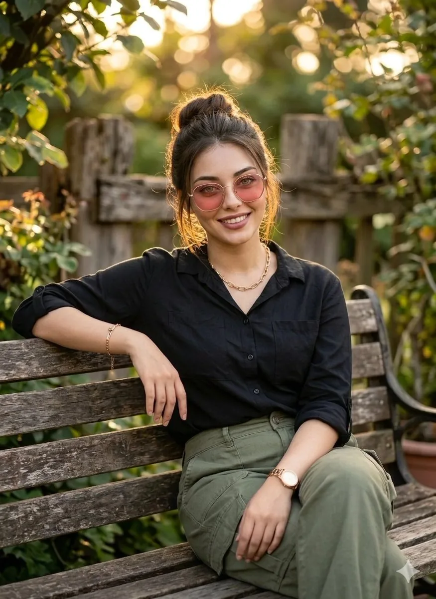 Golden Hour Lifestyle Portrait reference