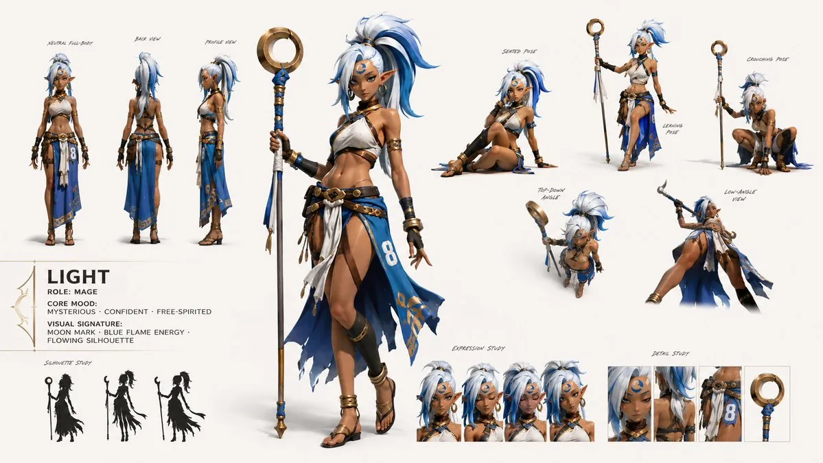 GPT Image 2 Fantasy Forest Ritual Storyboard reference