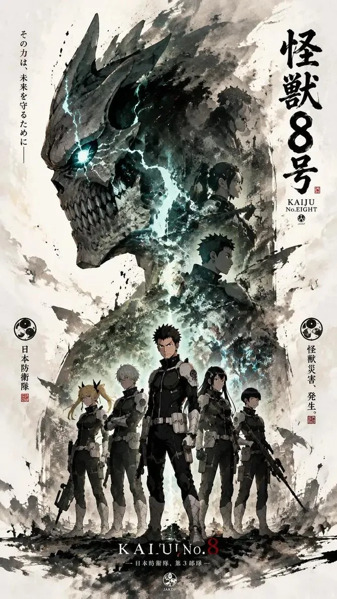Ink-Wash Cinematic Anime Poster reference