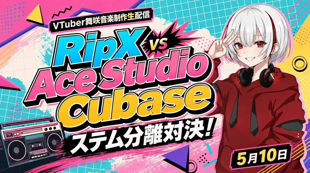 VTuber Software Battle Thumbnail reference