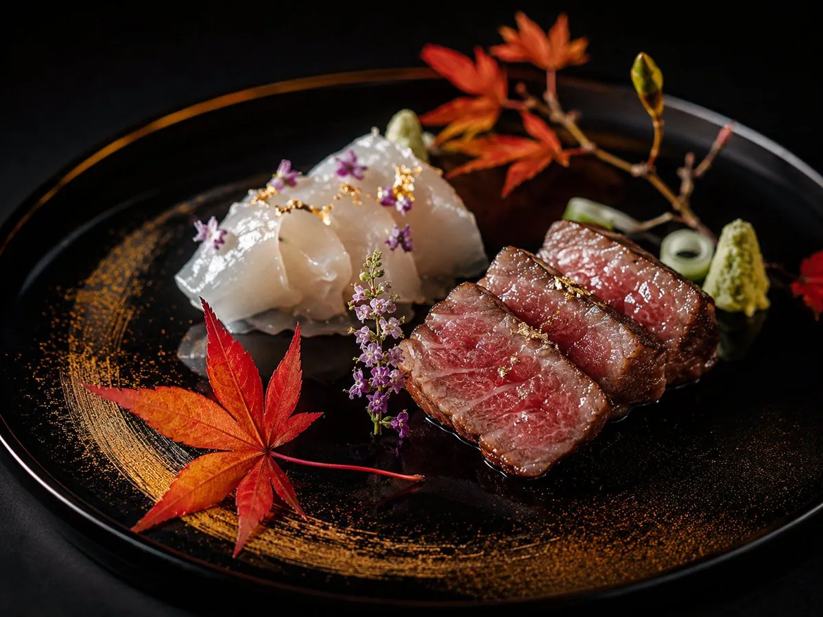 Luxury Kaiseki Wagyu and Sashimi Plate reference