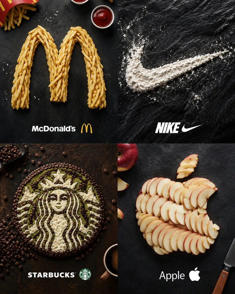 Food Ingredient Brand Logo Transformation reference