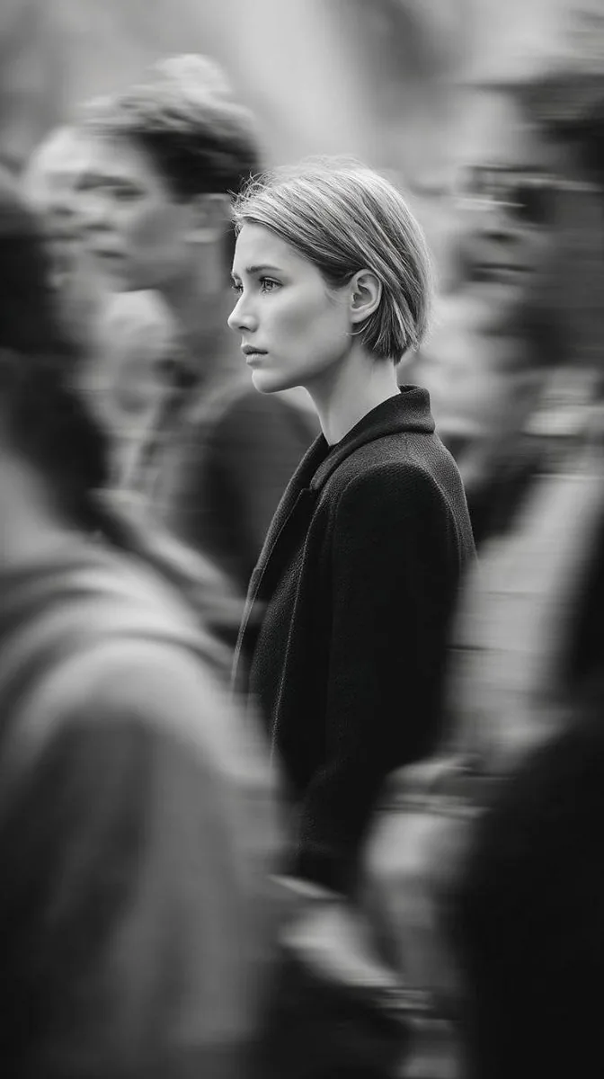 Editorial Monochrome Street Photograph (Leica SL3) reference