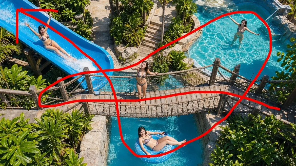 FPV Drone Water Park Route reference